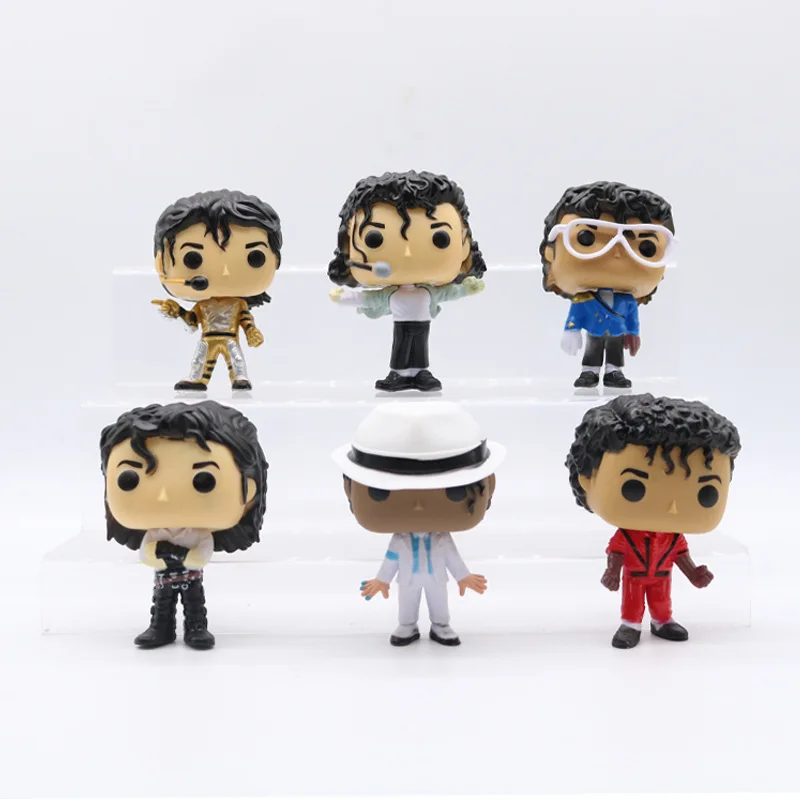 Michael Jackson Action Figure Doll, Star Character Model Decor Toy Creative Surprise Gift Hobbyist Collector Desktop Display