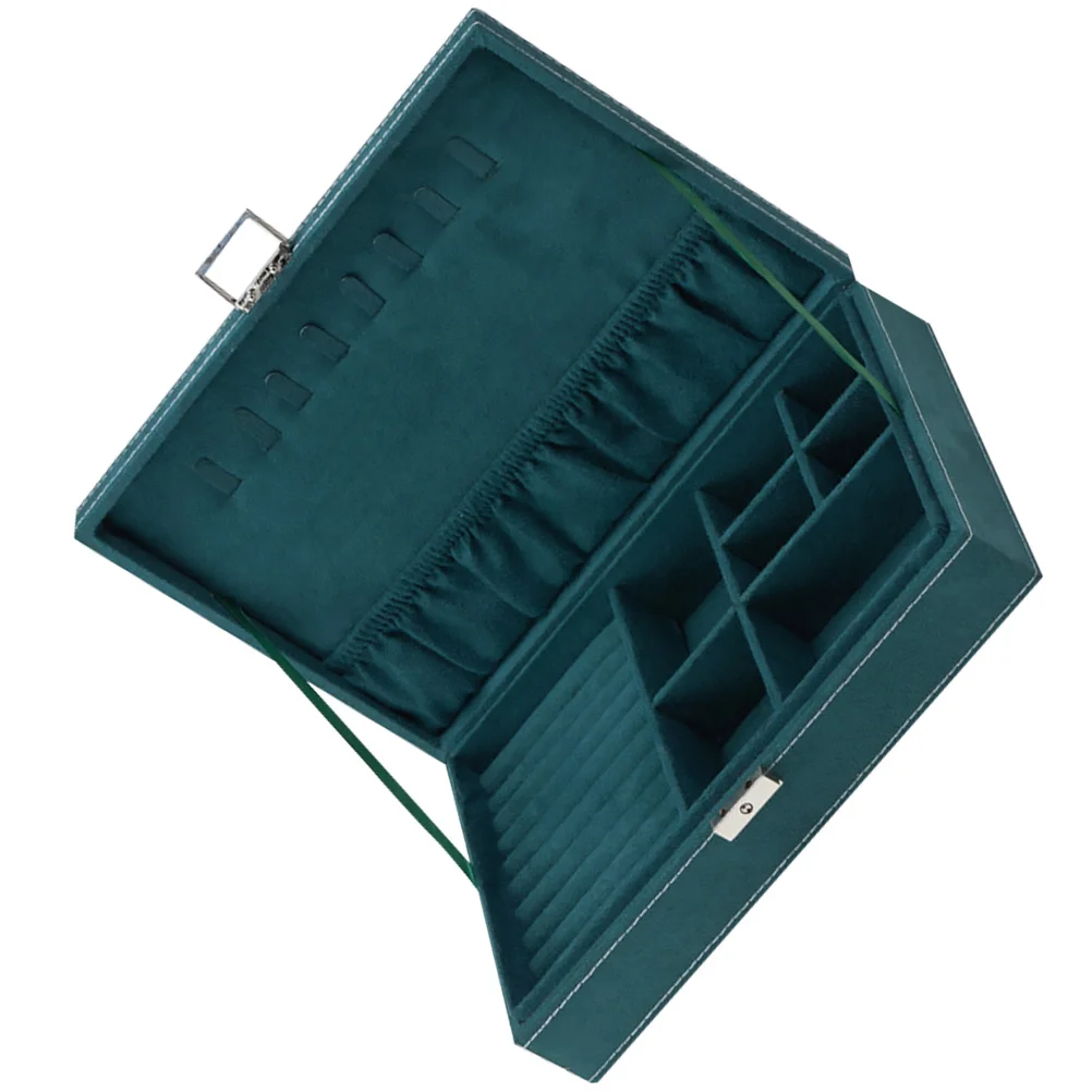 

Jewelry Storage Large Capacity Multi-Function Organizer For Large Capacity Jewelry Box Necklace Bracelet Rings Earrings Display