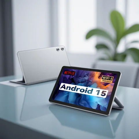 SVITOO 10.1" 2025 Tablet Android 15 8-core 12GB RAM 128GB ROM 6000mAh Type-C Face Unlock Tablets for office study Android Tablet