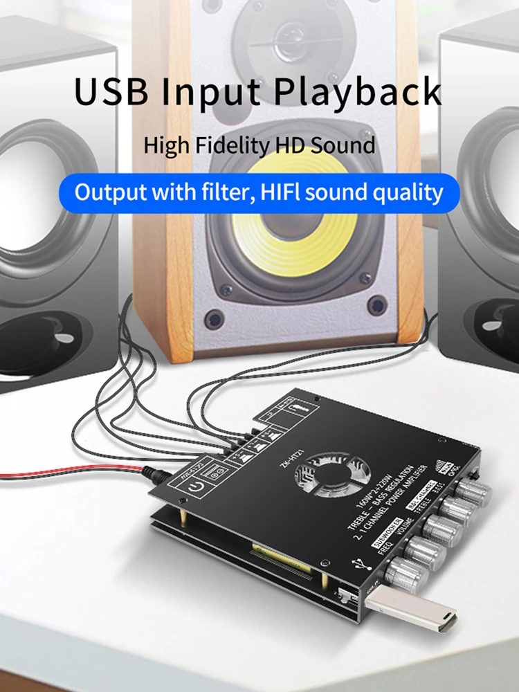 ZK-HT21 Audio Power…