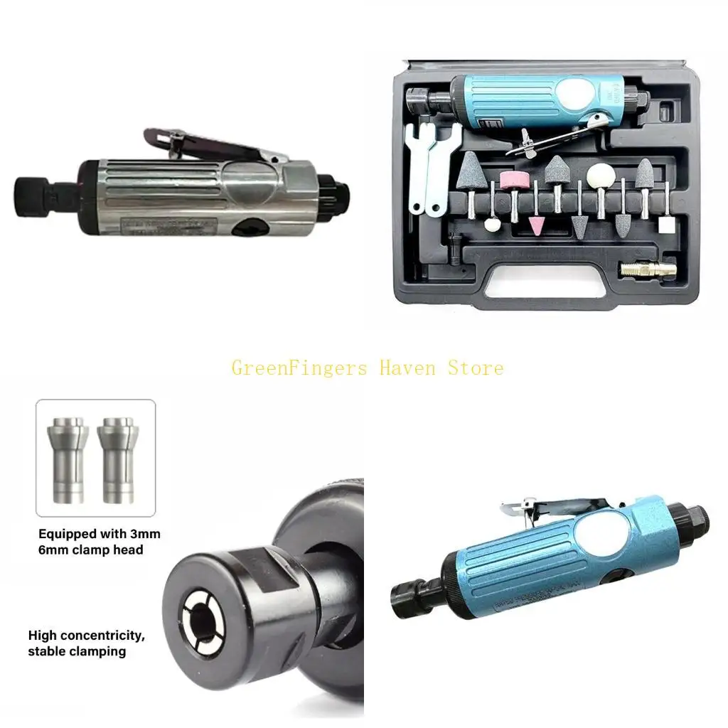 F68D Compact & Balanced Air Die Grinder Tool Woodworking Air Grinder Repair for High Speed Grinding & Polishing Application