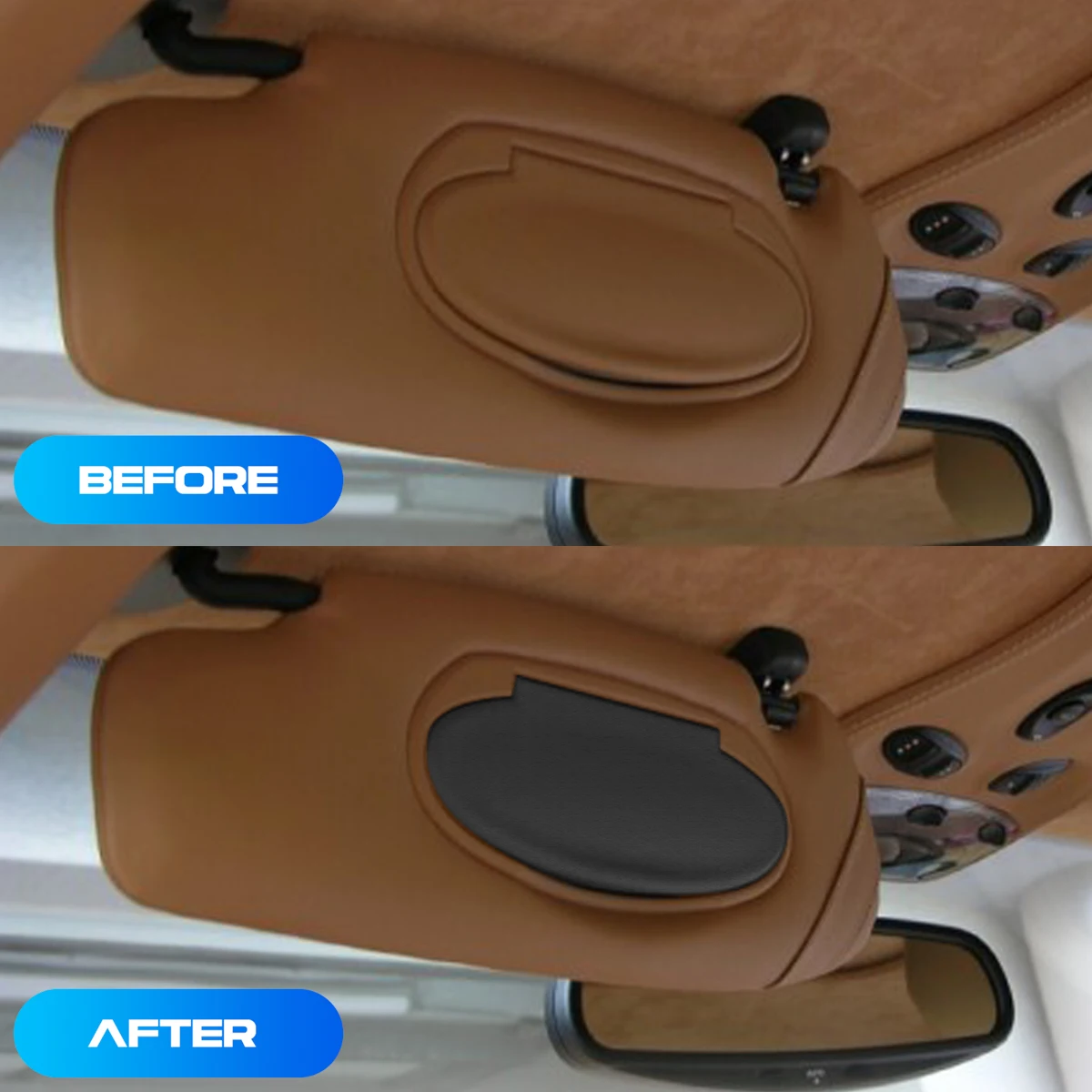Car Sun Visor Rearview Mirror Housing Interior Replacement For Porsche 911 996 997 Boxster 986 987 Cayman 986 987 1996-2016