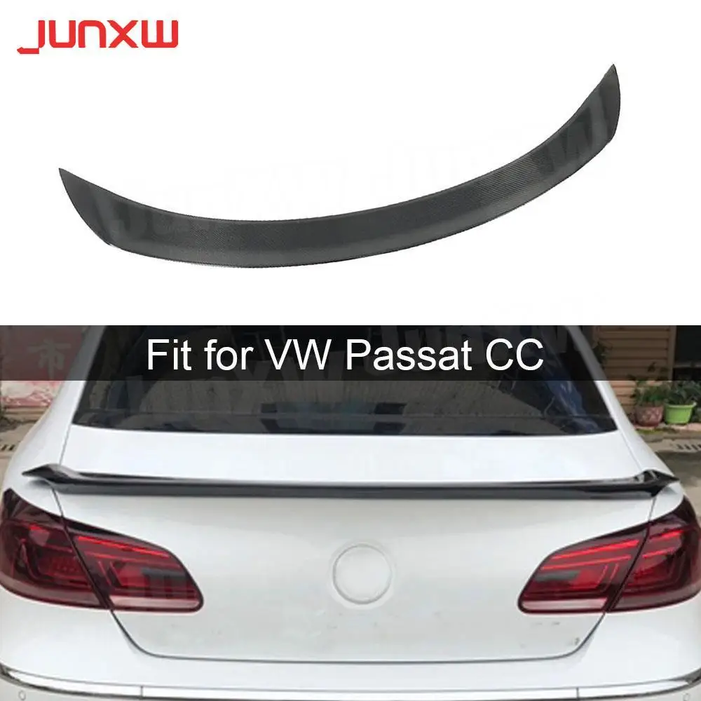 

Carbon Fiber Rear Spoiler for Volkswagen VW Passat CC Sandard 2009-2017 Trunk Boot Trim Sticker External Decoration