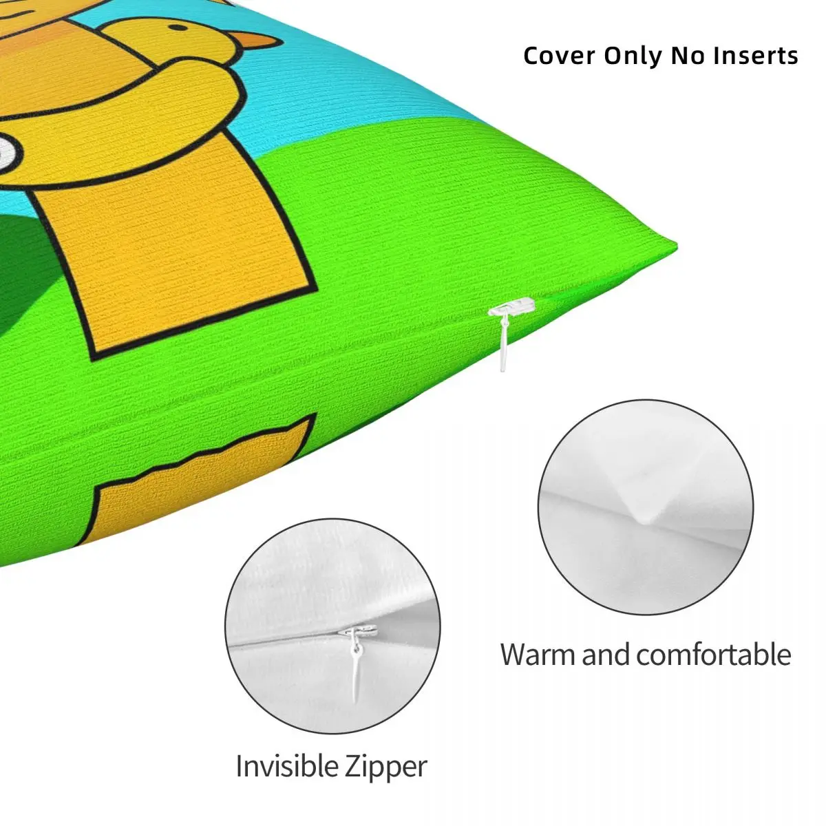 S-Sprunki لعبة كيس وسادة 2025 جديد غطاء الوسادة مربع نمط وسادة غطاء خمر سادات لمكتب سيارة ديكور المنزل #5