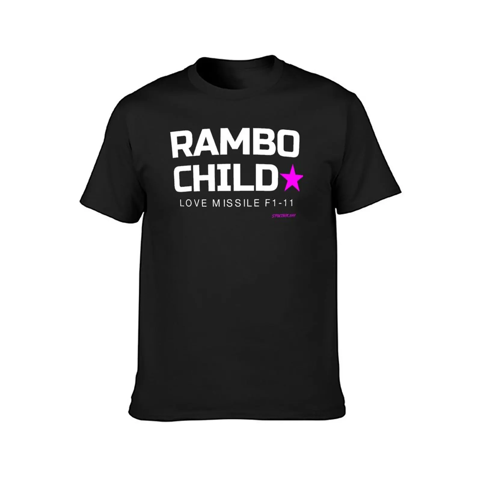 Sigue Sigue Sputnik Rambo Child T-Shirt korean fashion plus sizes mens clothes