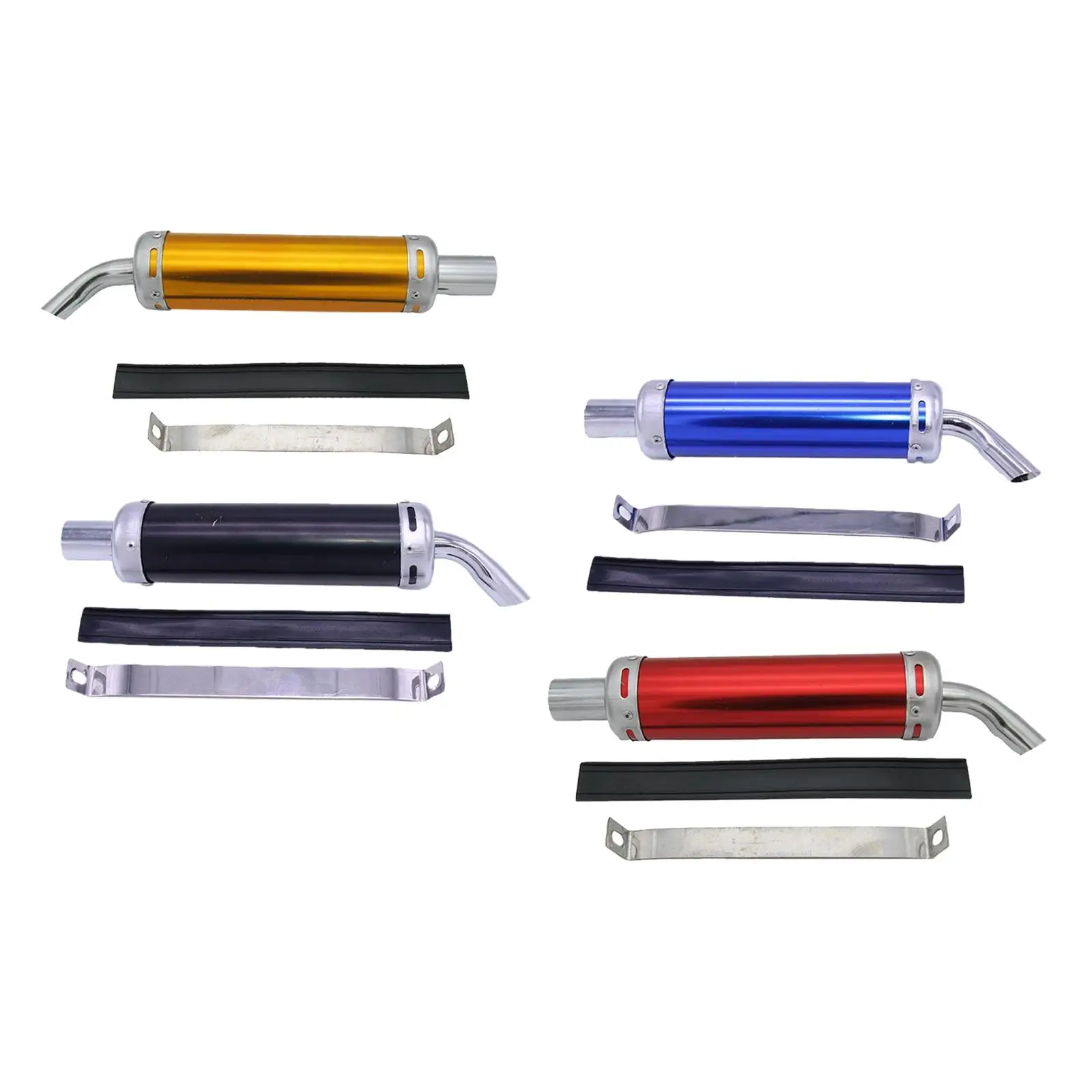 32mm Rennmotorrad-Auspuff Schalldämpfer Motorrad Straßen-Dirt-Bike Roller Universal