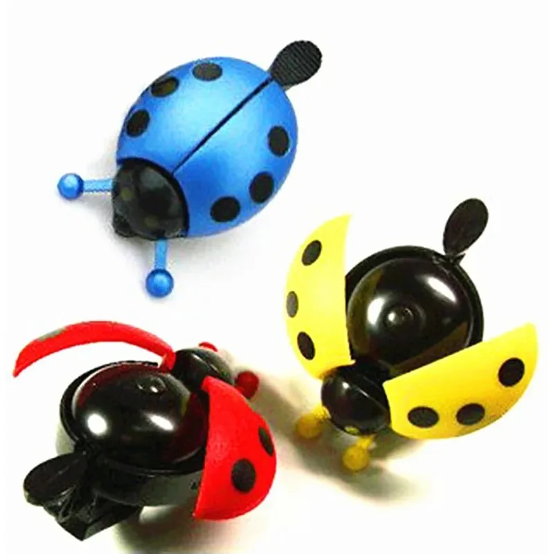1PC Bicycle Small Bell Cartoon Beetle Ladybug Cycling Bells For Lovely Kids Girls Bike Ride Mini Bell