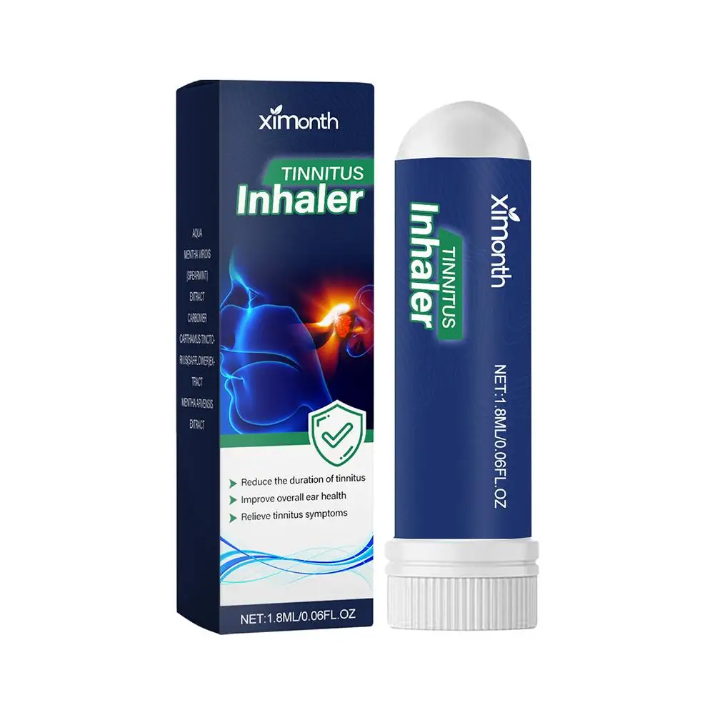 2pcs Instant Tinnitus Relief Nasal Inhalers Treatment Relieve Tinnitus Itching Earache Ear Hard Hearing Treatment Health Care