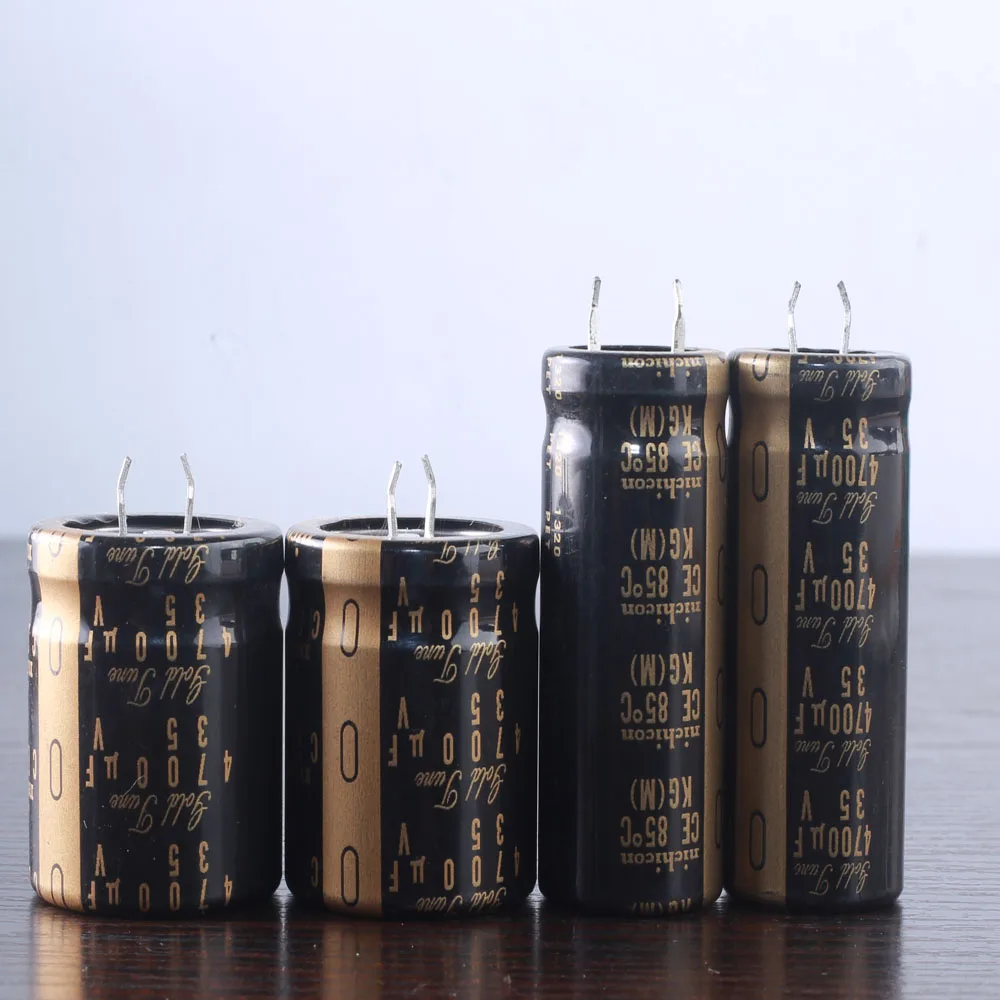 

2pcs NICHICON KG TYPE II 4700Uf 35V electrolytic Capacitor 30*30mm