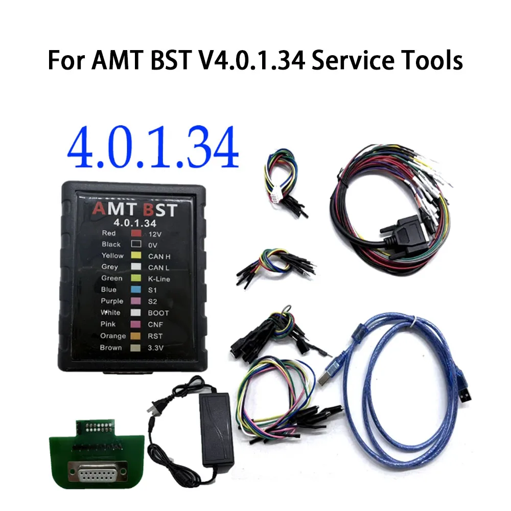For AMT BST V4.0.1.34 Service Tools  ECU Reading and Writing Tool Support MG1 MD1 Protocl And MEDC17 MDG1 EDC16 MED9 Car Tools