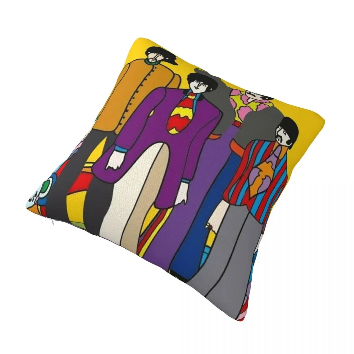 Yellow Submarine Pillow Cover Fantasy Film The B-Beatles Kawaii Pillow Case For Sofa Home Decoration Cushion Cover Pillowcases