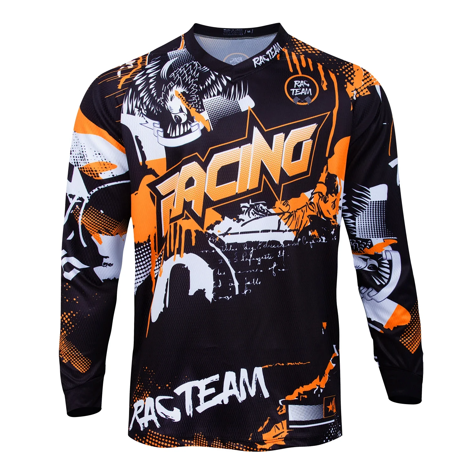 Profi-Motocross-Shirt mit langen Ärmeln, Mountainbike-Downhill-Trikot, Cross-Country-Fahrrad-Rennshirt, schnelltrocknendes Mountainbike-T-Shirt – Detail 14