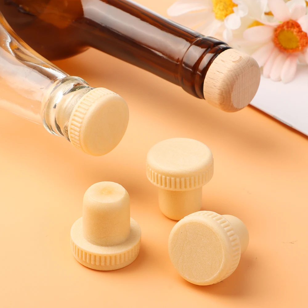 Tapón de goma para botella de vino, tapón de sellado en forma de T para champán, suministros de cocina y Bar, herramienta para cerveza y refresco, 1 ud.