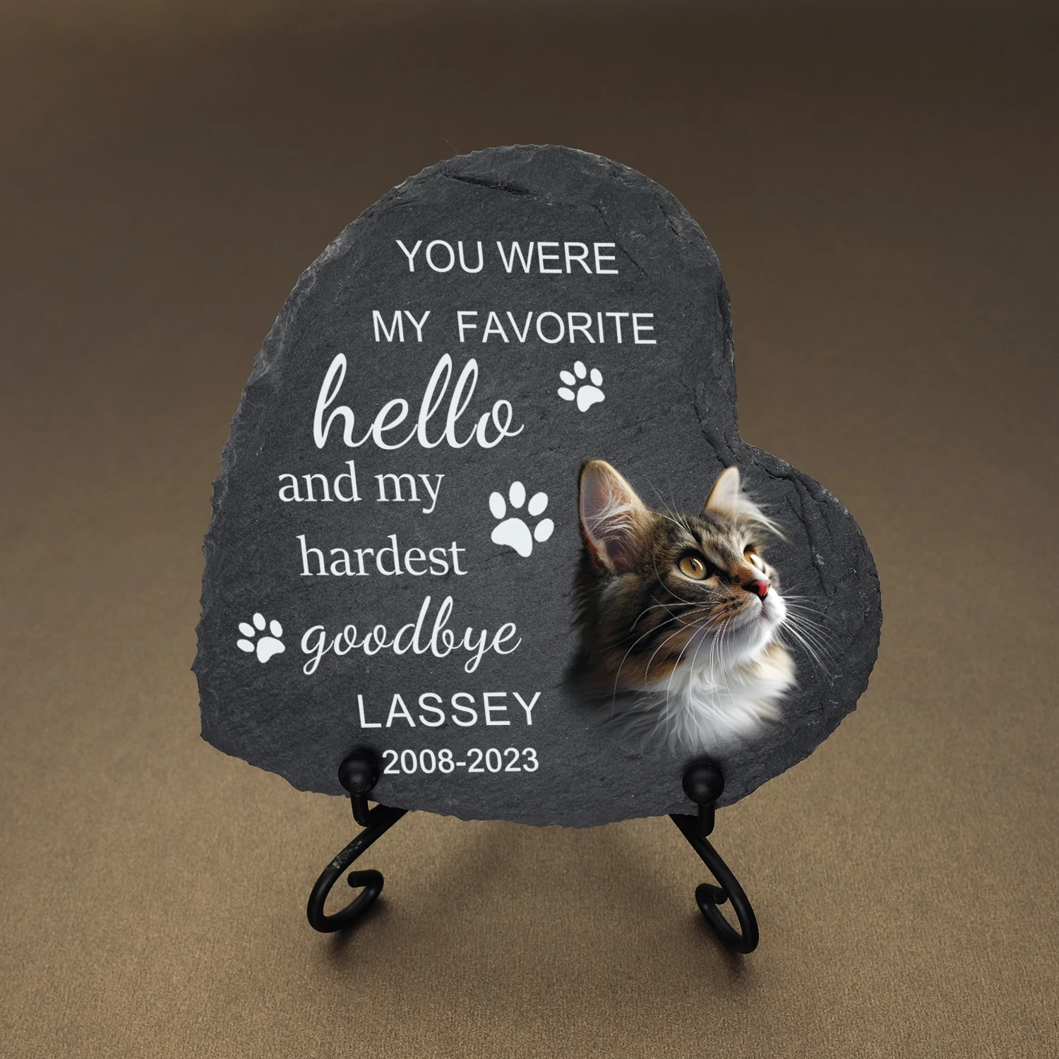 Personalized Pet Memorial Stones, Memorial Garden Stone Engraved with Photo, dog memorial stone,dog tombstone,cat memorial