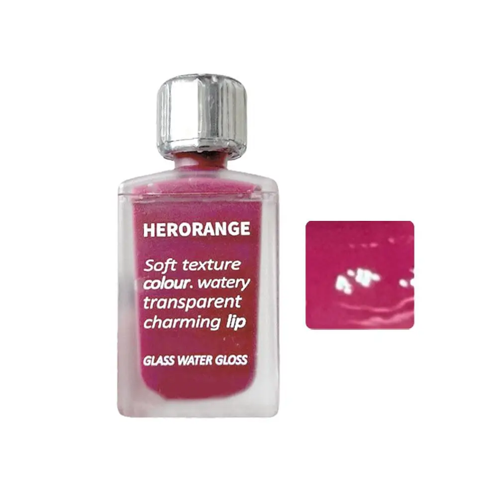 Rouge à Lèvres Transparent Brcorporelle à l'Eau, Rouge, Brcorporelle, Orange, Tache Miroir, Cosmétiques, Liquide, Gelée Hydratante, Teinte Longue Durée, P6Z6