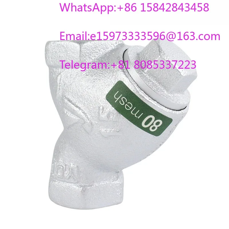 original SY-5 DN15-DN100 Strainer Rc Screwed Ductile Cast Iron Max. 2.0 MPa Y Type 80 Mesh Steam Oil Air Water
