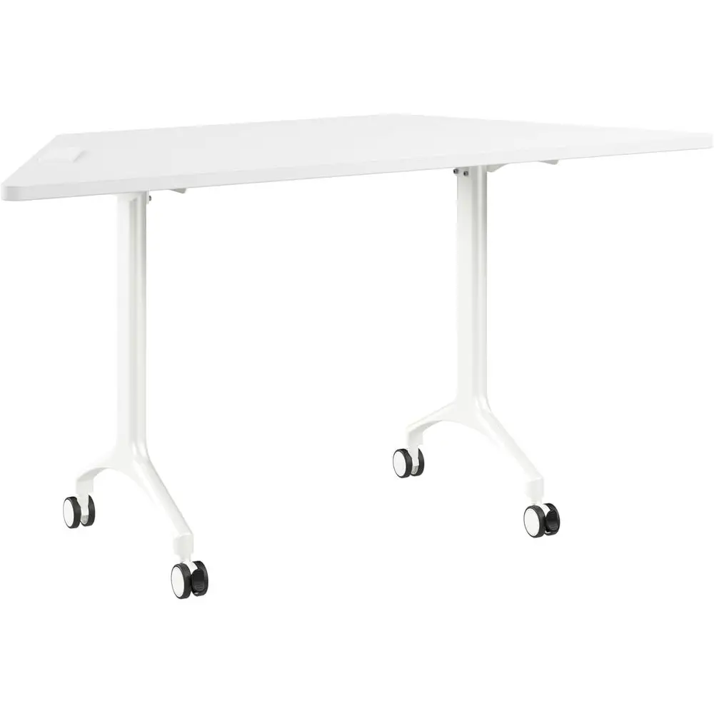 

60-дюймовый трапециевидный офисный конференц-стол, коллекция Synergy, белый