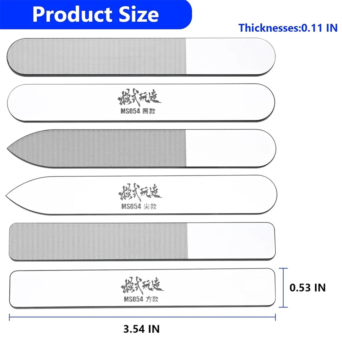 L33A_3 PCS Grinding Tools Mirror Nano Glass Files Glass Polishing Files,Ultimate Precision Files 8000 10000