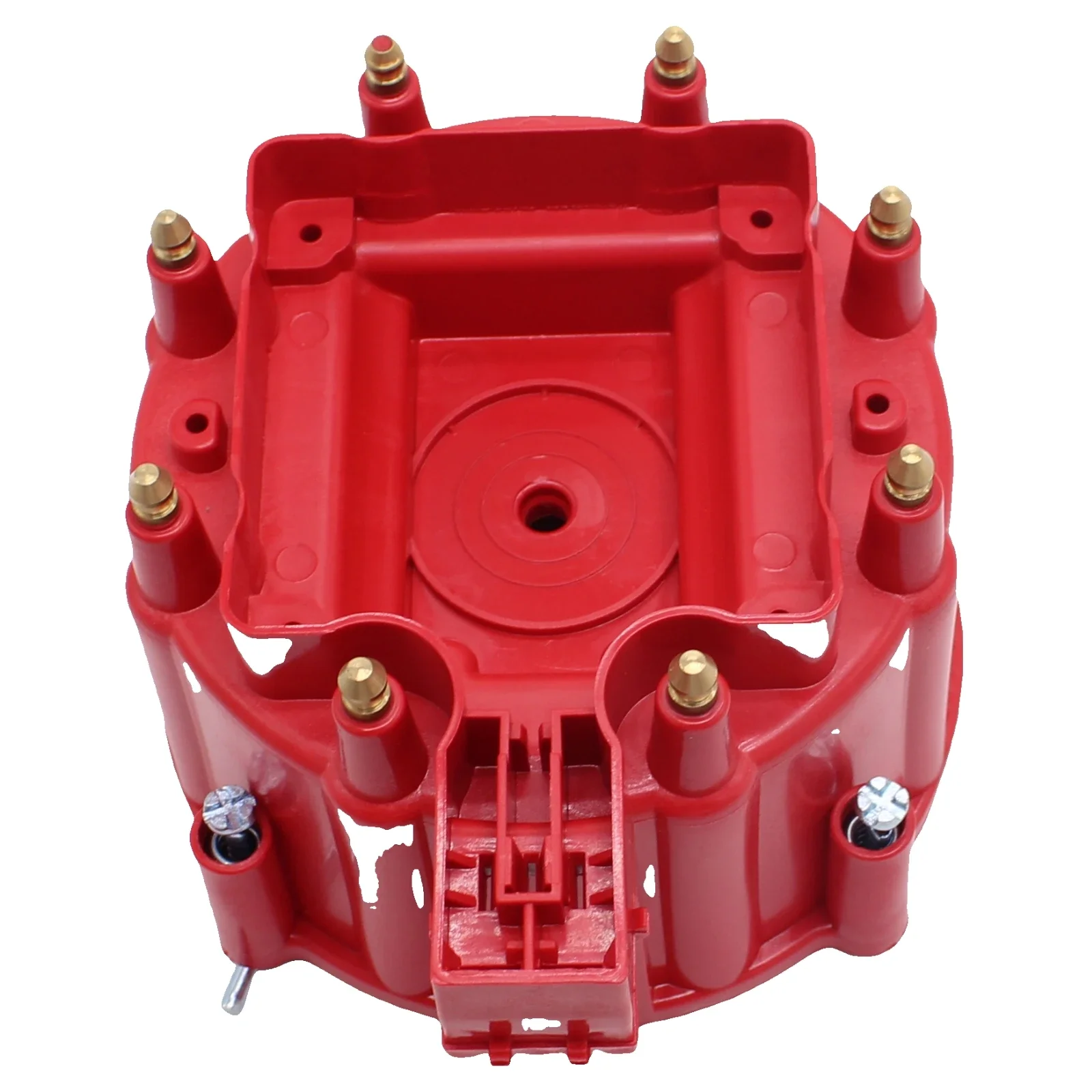 Pop 1Set Red HEI Large Distributor Cap Rotor Kit For Chevy GM SBC BBC 305 327 350 396 454 Car Engine Replacement Parts
