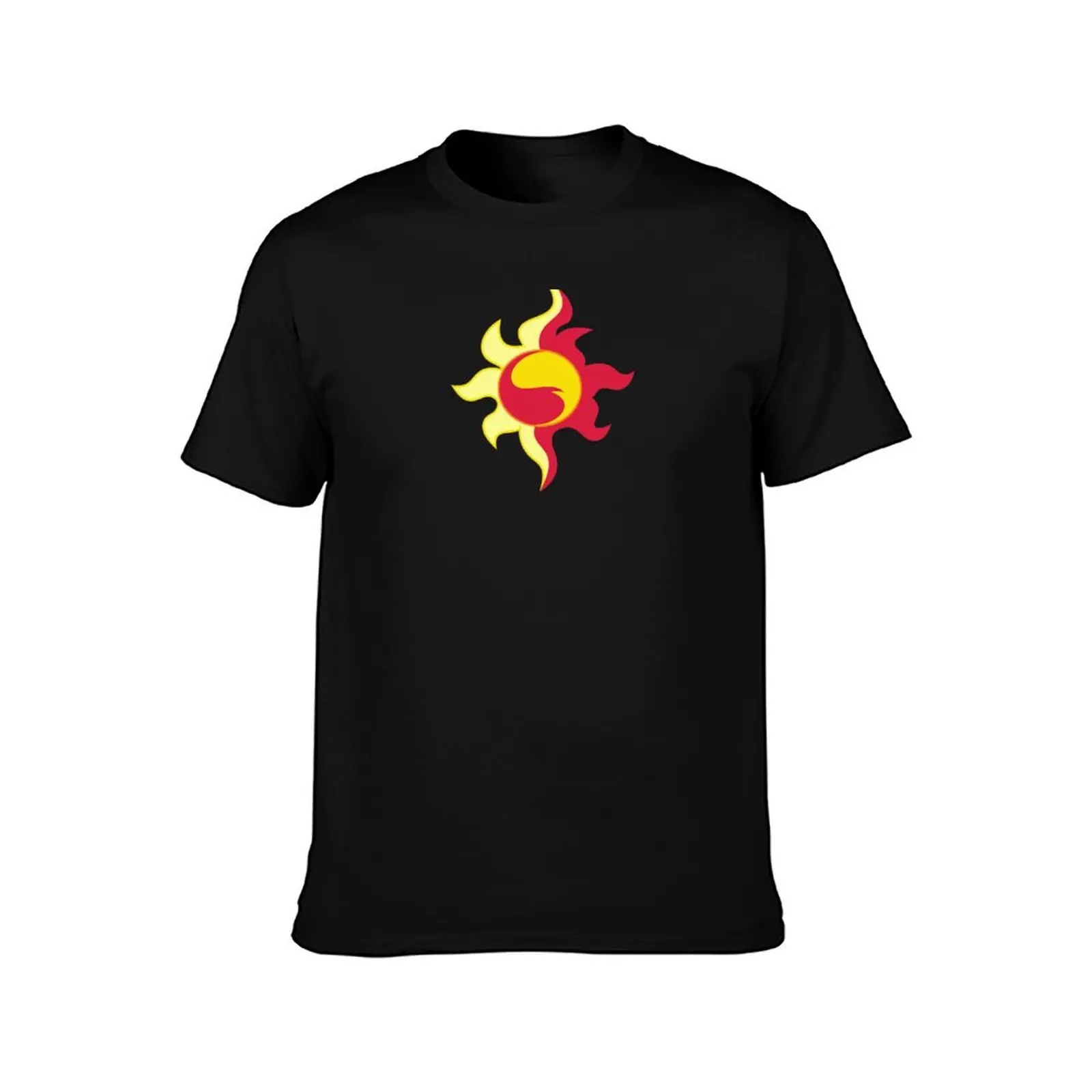 Sunset Shimmer Sun Fire Flames MLP Cutie Mark Sign v3 T-Shirt croswit shirt man anime mens workout shirts