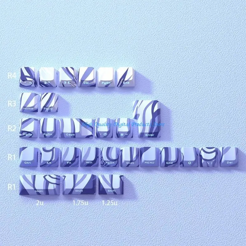 

U2JE 136 Keycaps Translucent Dragon Side Engraving Backlights Keycap Mechanical