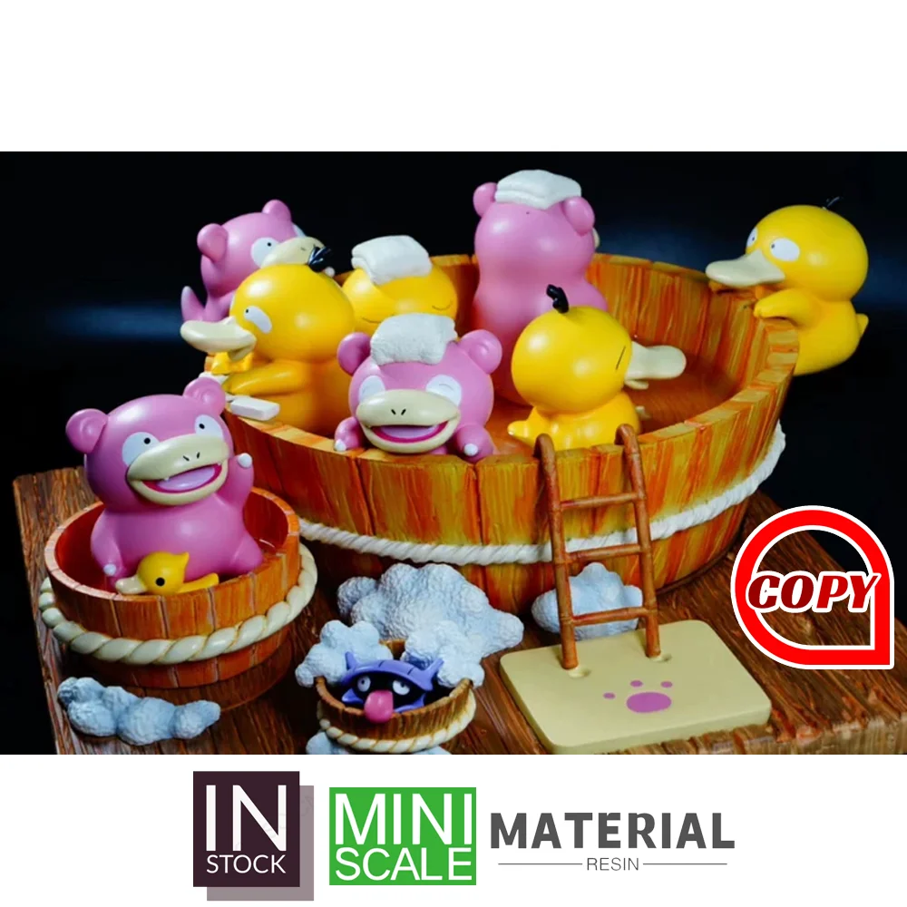 

[In Stock] Mini Scale Figure [Copy BKW] – Slowpoke Psyduck Bath Split2