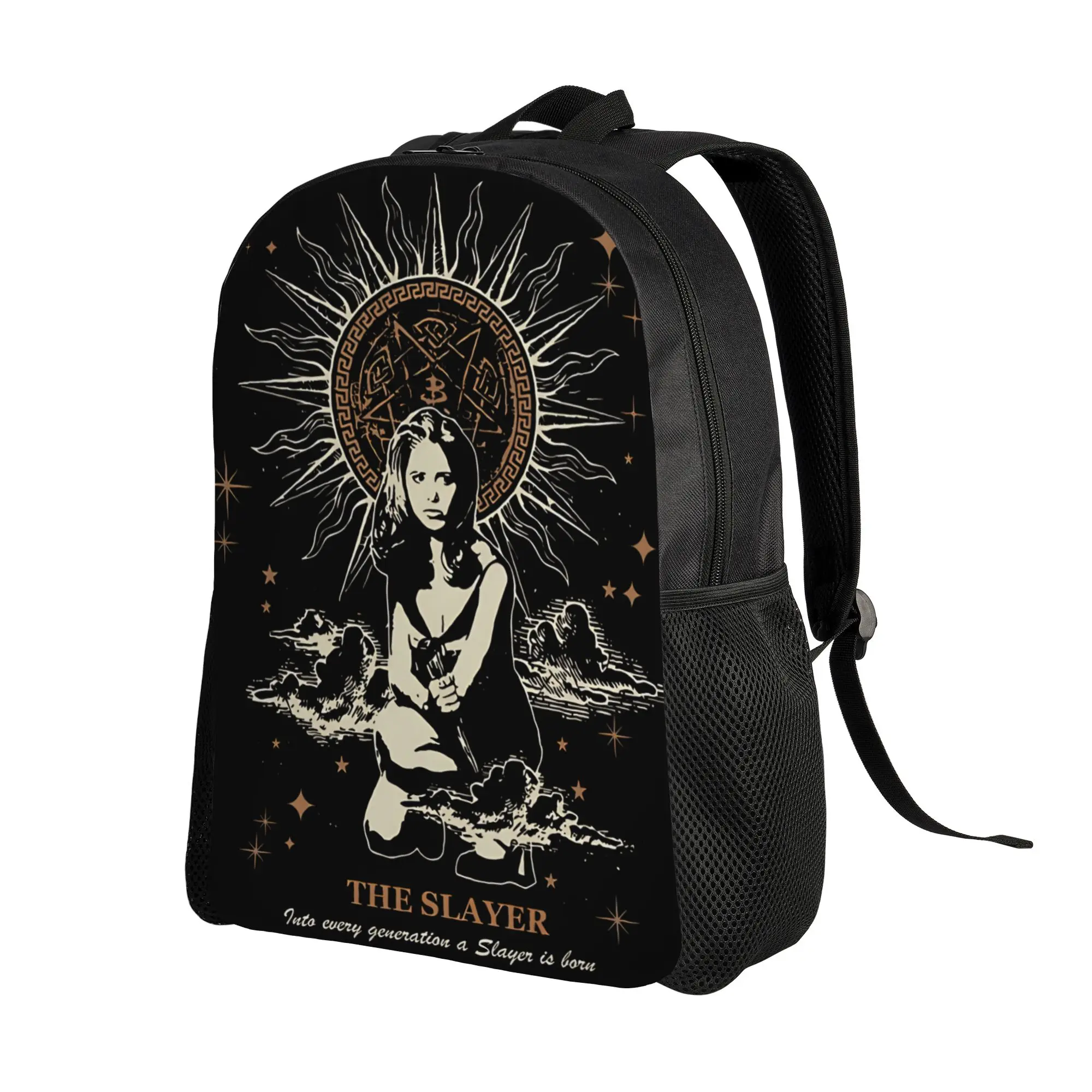 Buffy The Vampire Slayer Vintage Backpack for Men Women Casual Student Work Daypack  Laptop Computer Canvas Bags Sports