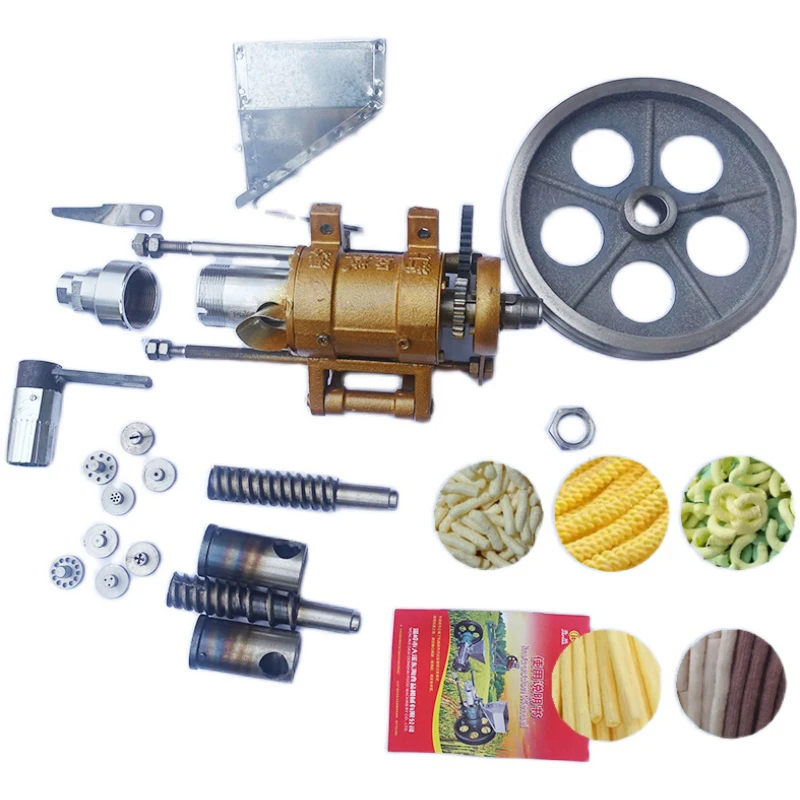 8 Mold Corn Snack Food Extruder Rice Puff Corn Puff Extruder Machine Corn Rice Food Puffing Machine