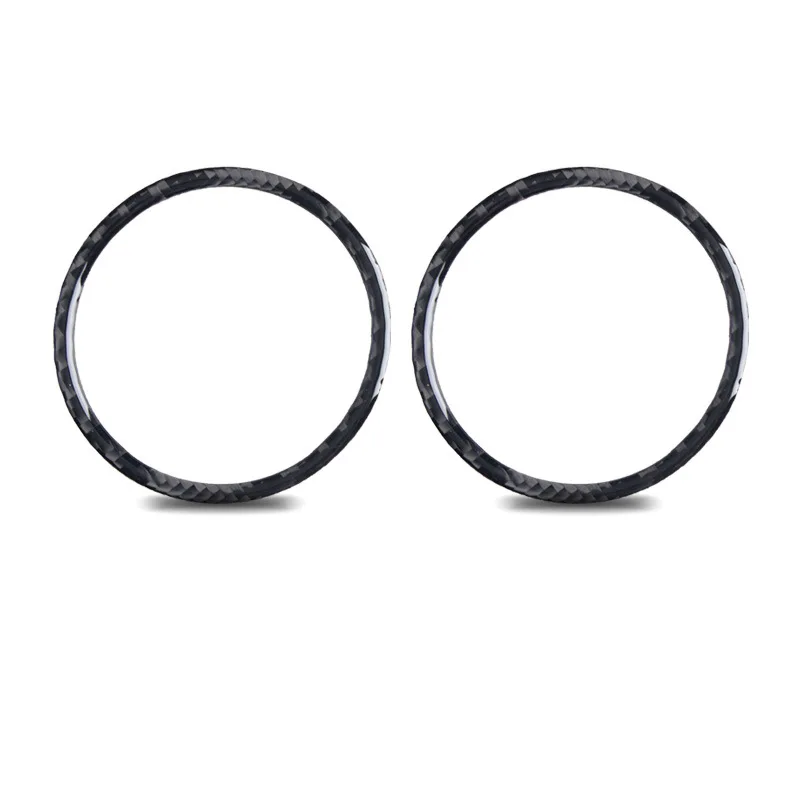 For Mercedes-Benz GLE/GLS/ML/GL Carbon Fiber Door Audio Horn Decorative Ring Interior Modification Accessories
