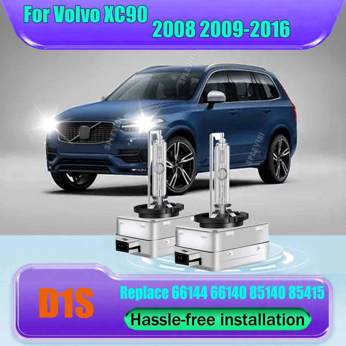 مصابيح المصابيح الأمامية D1S HID Xenon - توفر الوضوح والمتانة والقيمة التي لا مثيل لها لسيارة فولفو XC90 2008 2009 2010 2011 2012-2016 #1