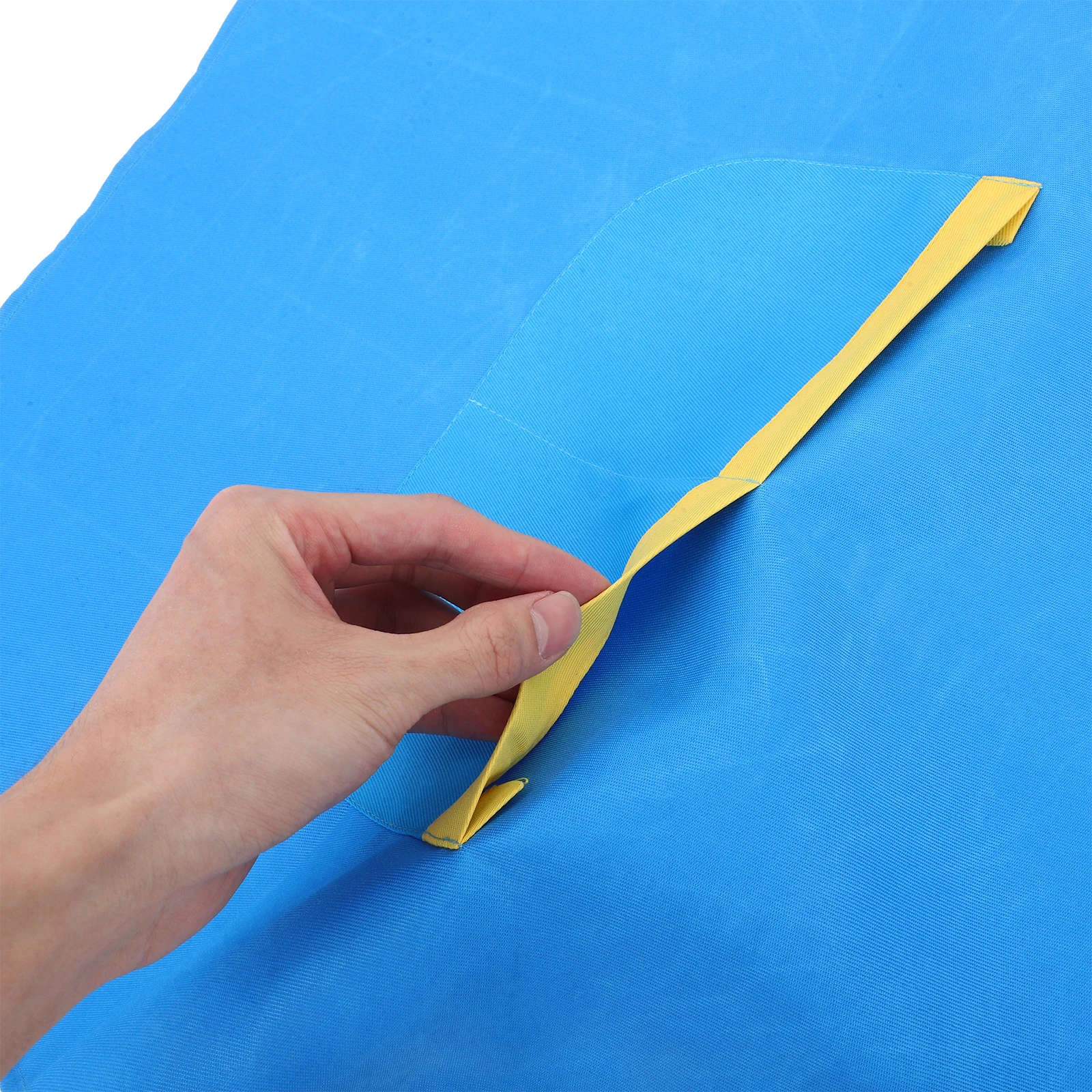 

2pcs Apron Adjustable Strap Pocketed Baking Painting Protection Smock Gardening Artistic Activities Blue Yellow