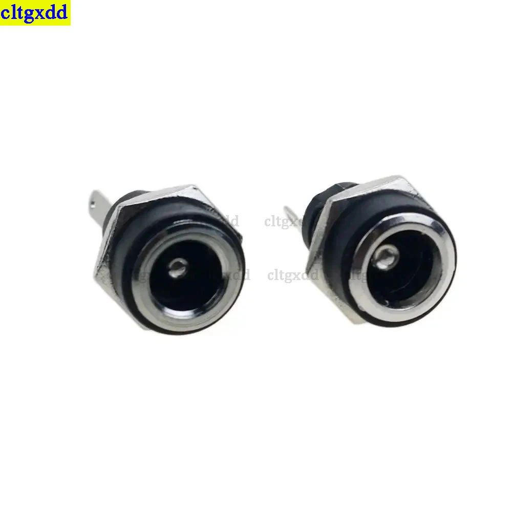 cltgxdd 10piece 5.5*2.1mm/5.5*2.5mm DC charging socket Prism shaped femoral connector 5.5mmx2.1mm/5.5mmx2.5mm connector 3A 12v