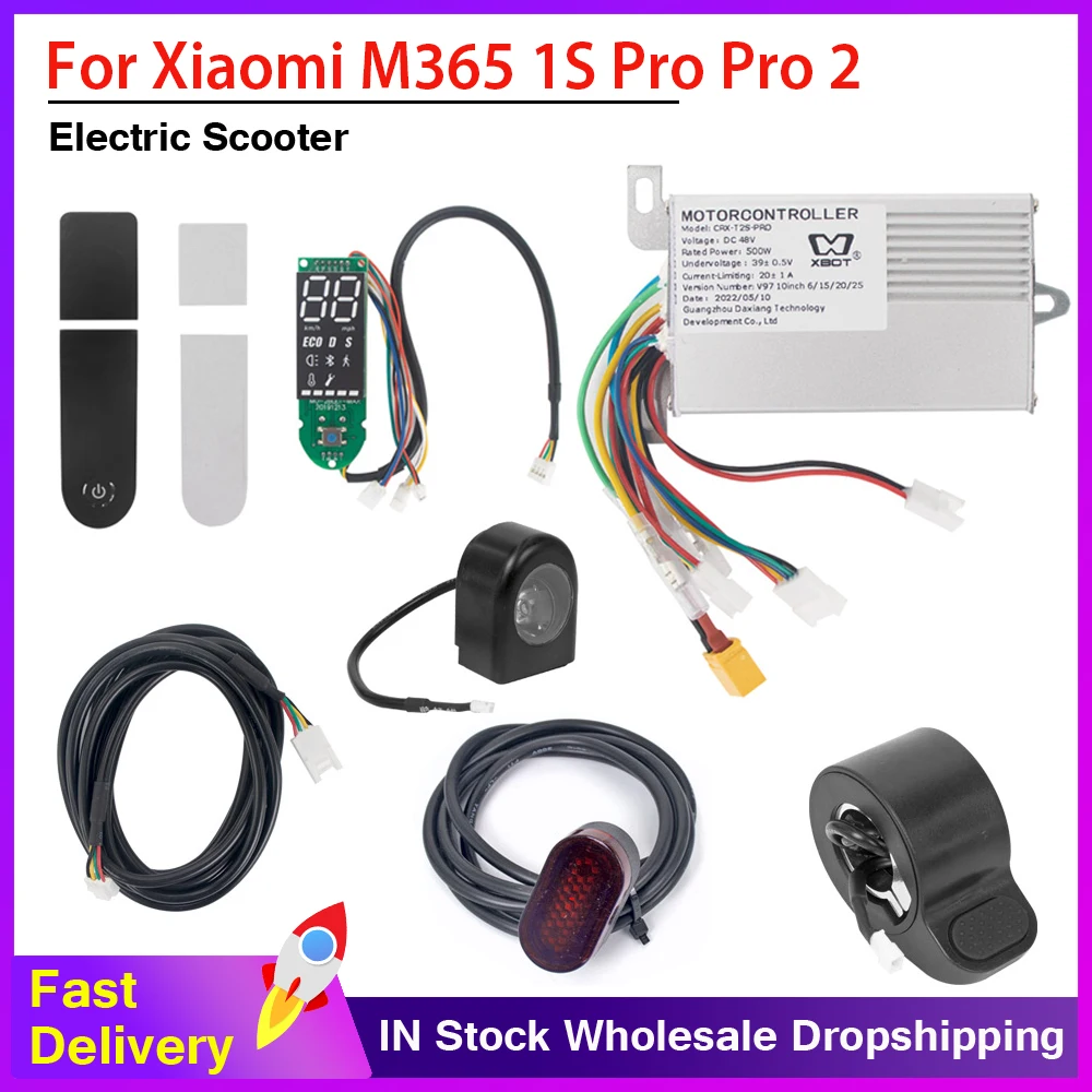 

Monorim Electric Scooter 48v Controller Set with Dashboard Accelerator for Xiaomi M365/1s/Pro/Pro2 /essential Replacement Parts