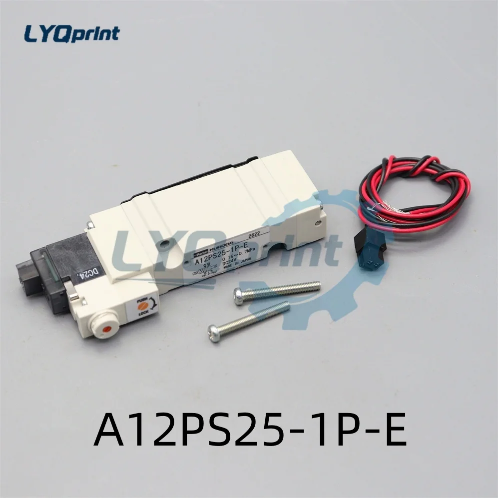 

Лучшее качество, 1 шт., электромагнитный клапан пресса Komori A12PS25-1P-E, детали клапана регулирования давления воздуха
