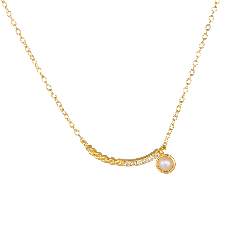 

925 silver jewelry wholesale Cubic Zirconia Smiling Lips Bubbles Chokers Necklaces sterling silver gold plated jewelry for women