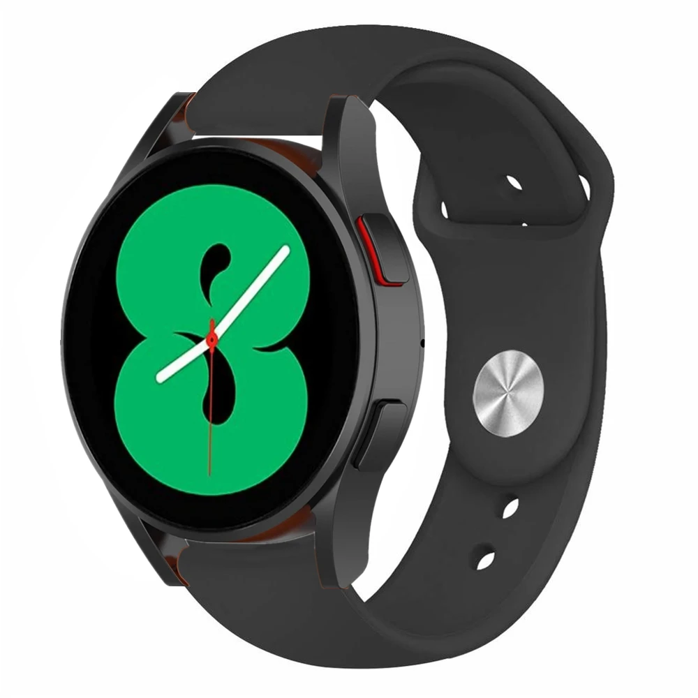 20mm Silicone Bands For Samsung Galaxy Watch5 40mm 44mm Watch5 Pro Waterproof Bracelet For Watch4 Classic 42mm 46mm Wrist Strap