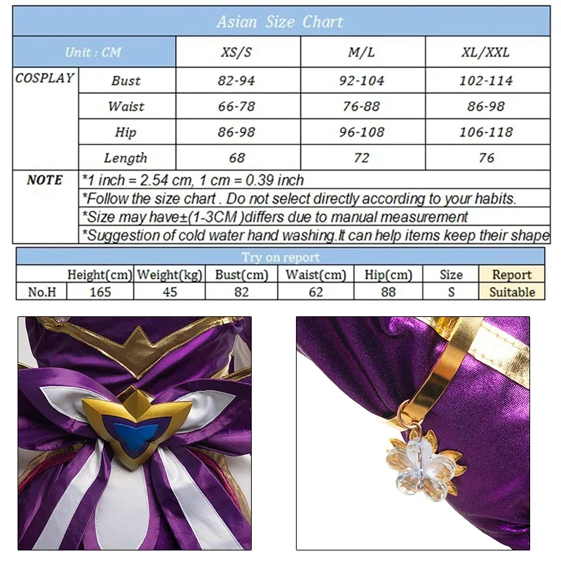 Sn88 rolecos lol ستار جارديان أكالي أزياء تنكرية لعبة lol أكالي أزياء نسائية كوسبلاي مجموعات كاملة lol مثير للهالوين كوس كو * # 2