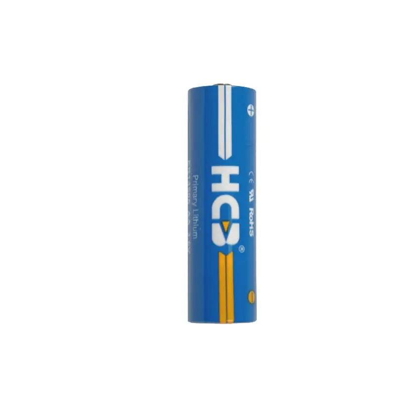 HCB ER14505 Li-socl2 AA baterías de cloruro de tionilo de litio 3,6 v 2600mAh tipo bobina para sensores IoT seguimiento GPS medidor inteligente