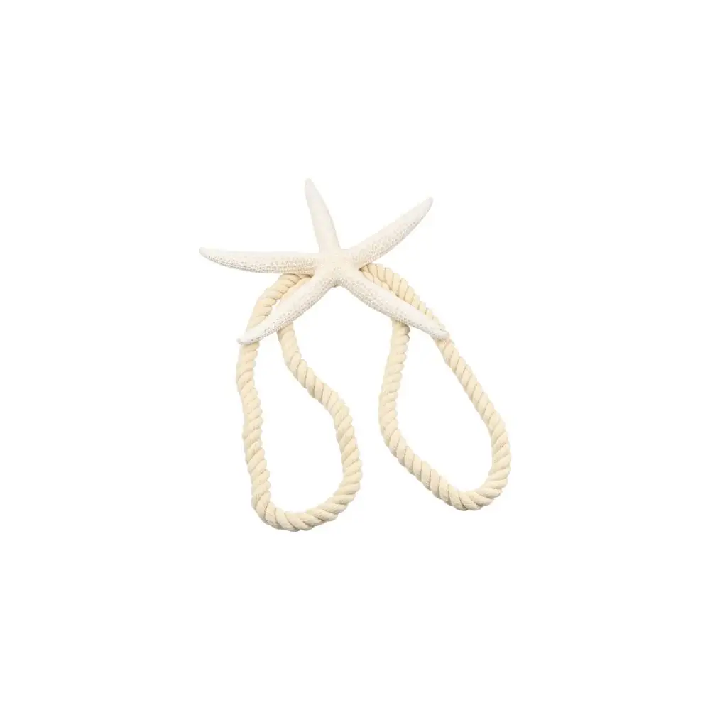 เชือกผูกม่านรูปปลาดาว ดีไซน์สร้างสรรค์ แข็งแรง ทนทาน ปลาดาวธรรมชาติ ใช้ยึดม่าน ตัวล็อคม่านสไตล์นอร์ดิก สำหรับห้องนอน