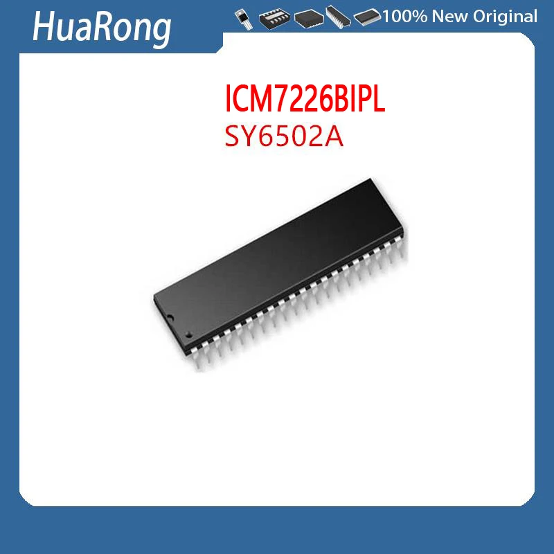 5Pcs/Lot  SY6502A SY6502    ICM7226  ICM7226BIPL    DIP40