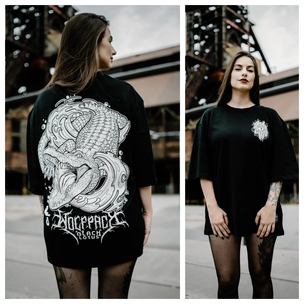 SCALES&SILENSE Retro Tattoo Art Style Summer Casual T-Shirt Men's and Women's Luxury Brand