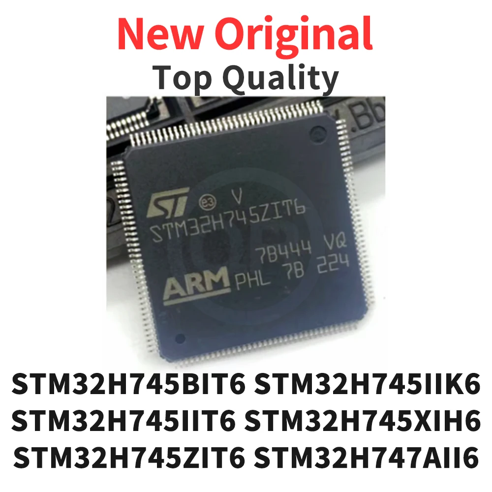 

1 шт. STM32H745BIT6 STM32H745IIK6 STM32H745IIT6 STM32H745XIH6 STM32H745ZIT6 STM32H747AII6 STM32H747BIT6 STM32H747IGT6 QFP