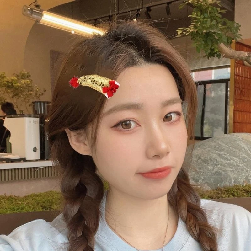 قبعة عيد الميلاد شكل يزين بقع DIY الحرفية لعبة عقال مواد الخياطة 15UB