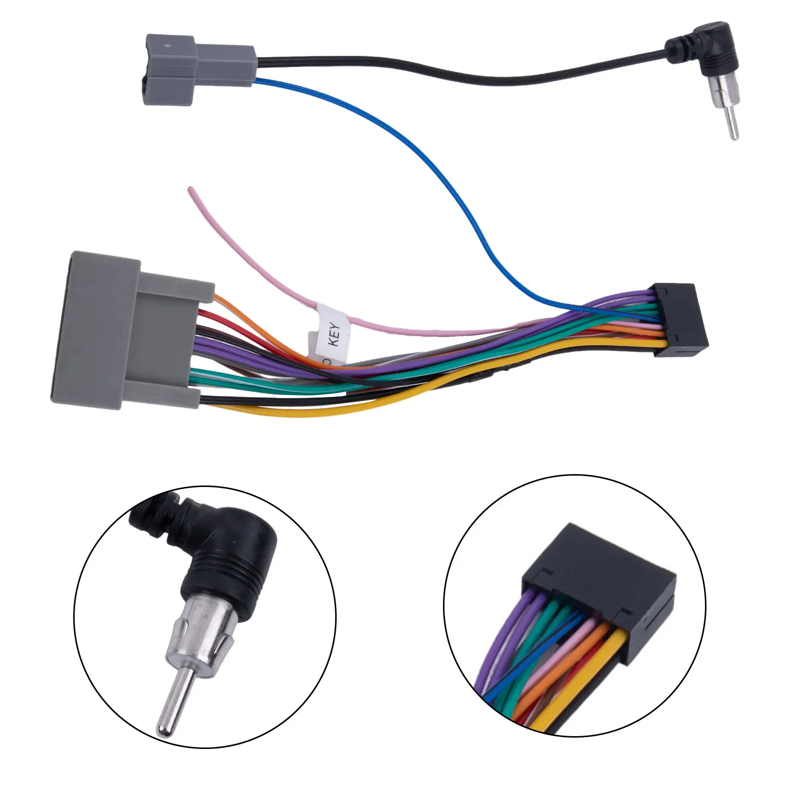 Navigation Power Cord Power Cord Power Cord 16PIN An Power Cable Car Audio For Honda High Quality Practical To Use Brand New