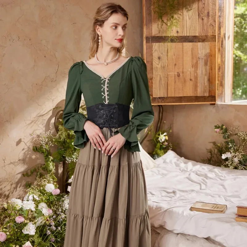 GK المرأة الرجعية مطاطا حزام بسط Cincher حزام خصر خمر السيدات مشد حزام حبل فو الجلود Cummerbunds