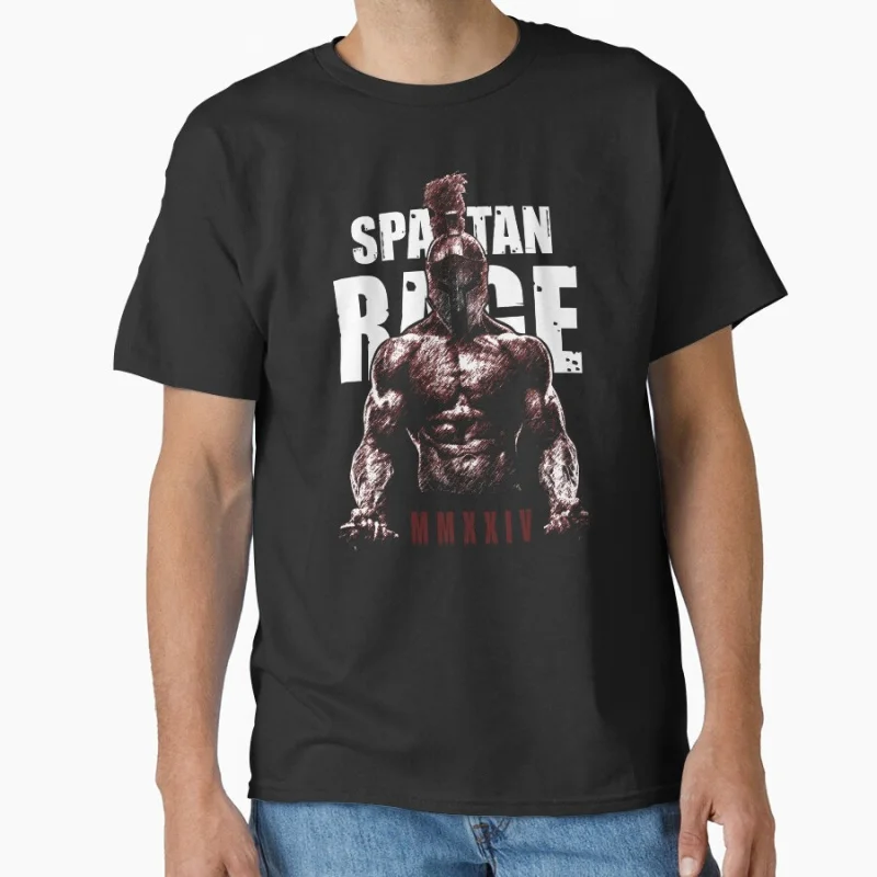 Spartan Rage warrior helmet ancient greece this is sparta T Shirt for men Large size Adult tops S-6XL