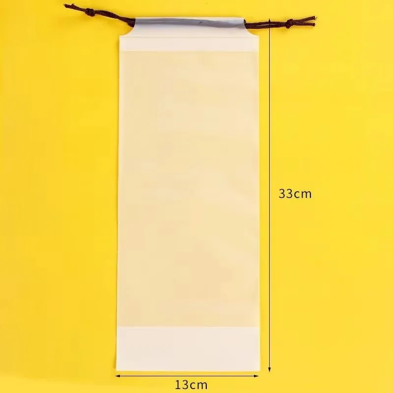 3PCS Rain Umbrella Cover Umbrella Cover Bag Cover for Waterproof Translucent Plastic Bag Reusable Portable Umbrella Drawstring