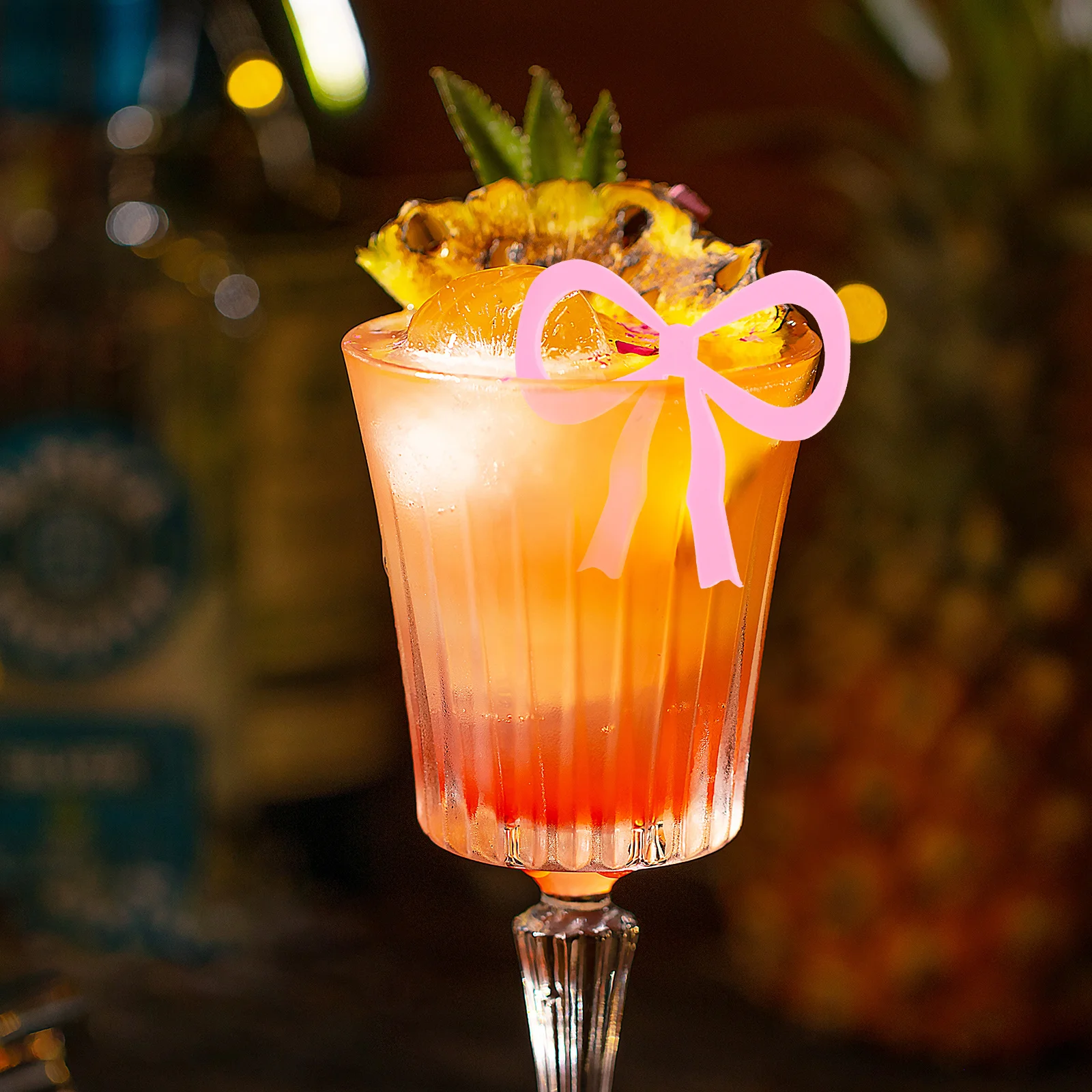 

20pcs Bow Wine Glass Tags Acrylic Drink Labels For Party Reusable Cup Markers Wedding Birthday Decor Bar Tools