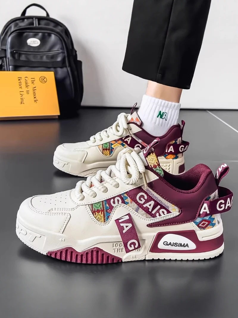 Phu Quoc Men's Shoes Summer Versatile Design Sporty Thick Bottom High Wear-Resistant Large Size 48 Fashionable Trendy Sneakers