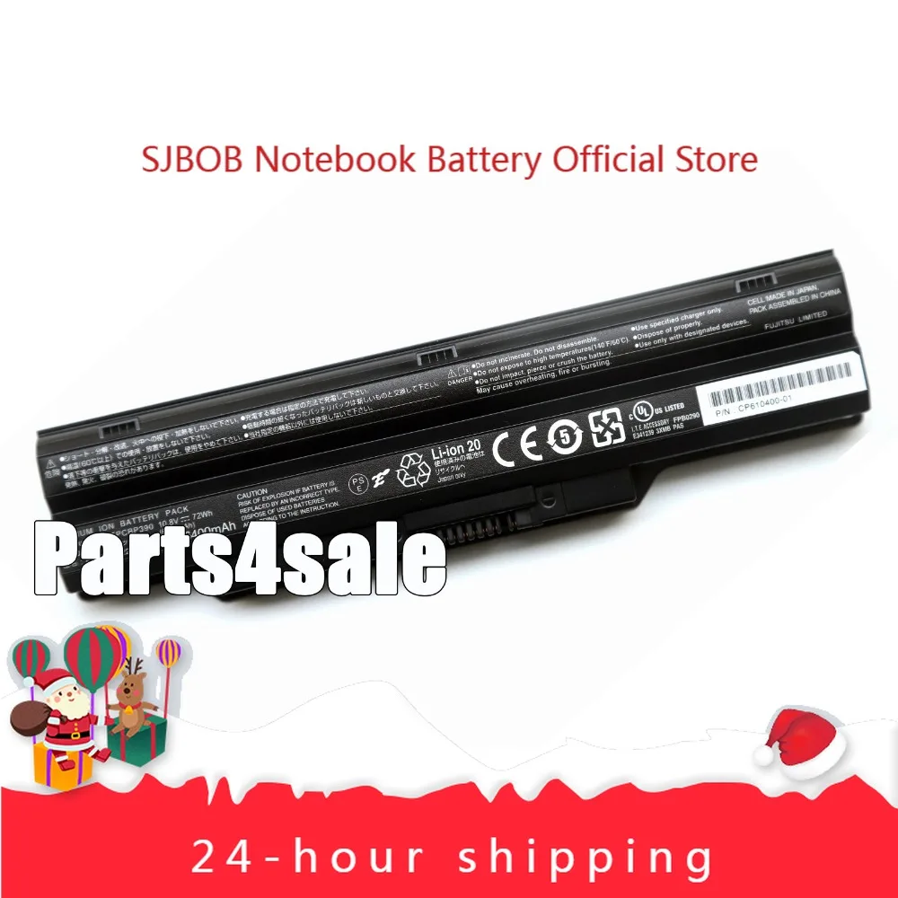 

New FPCBP390 FPCBP391 FPCBP392 Battery for Fujitsu LifeBook SH782 Series laptop battery